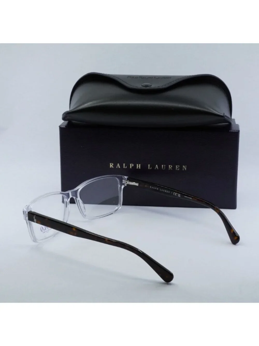 Polo Ralph Lauren PH2123 5331 Rectangle Eyeglasses 58mm - Crystal / Havana